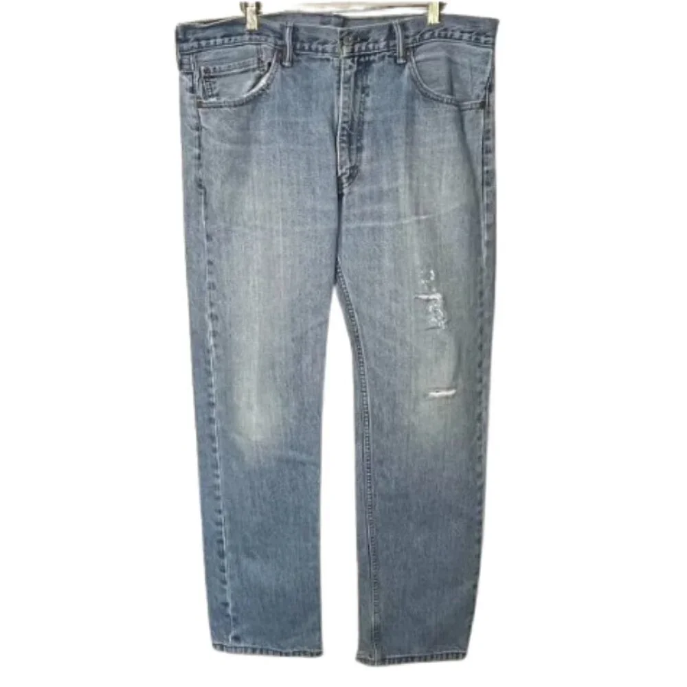Levi's Jeans Men's 505 Straight Leg Blue Denim‎ 38x32 Classic Fit